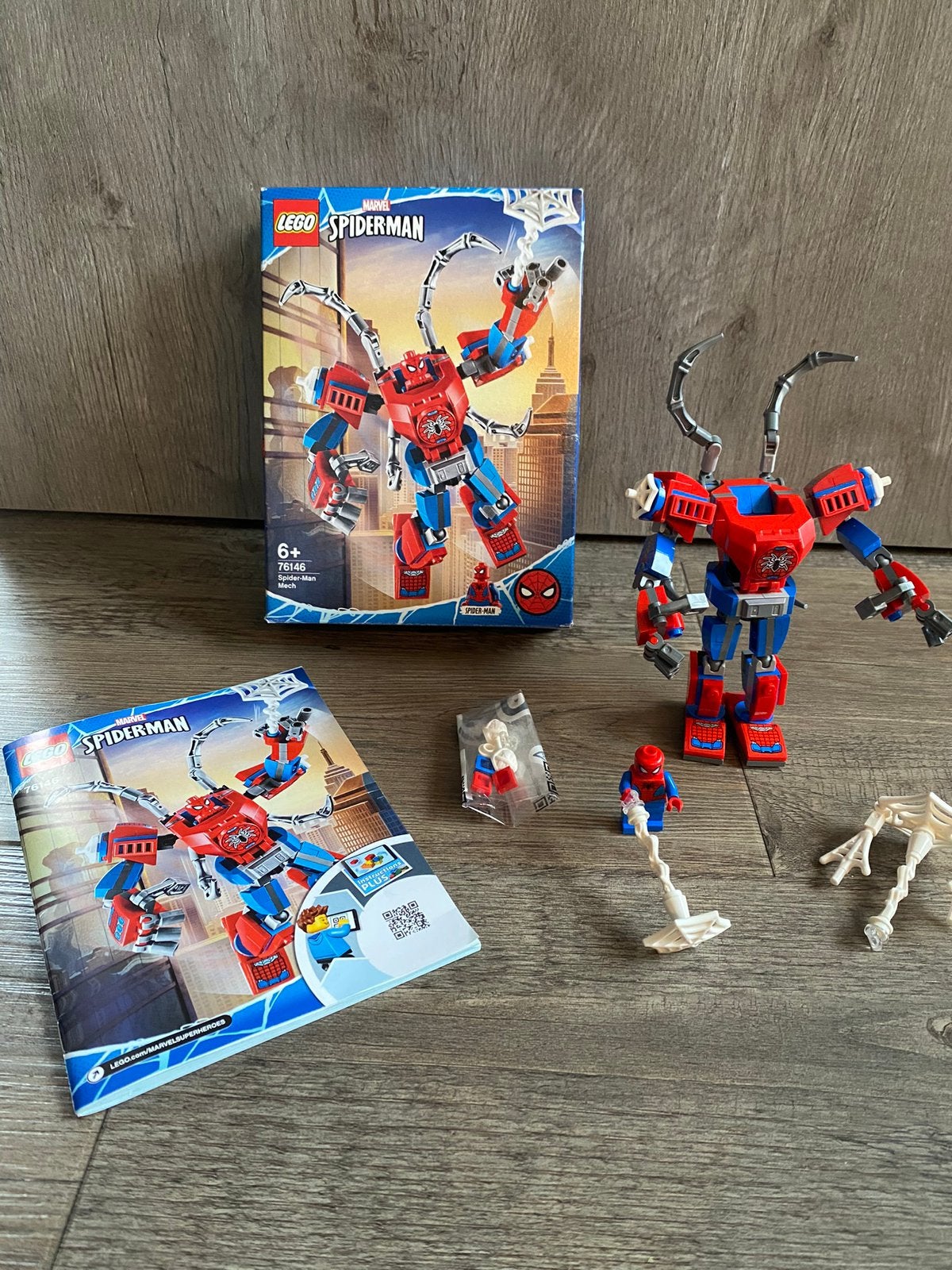Lego Marvel 76146 - Spider Man mech armour, Marvel, Lego, Ophalen of Verzenden, Zo goed als nieuw