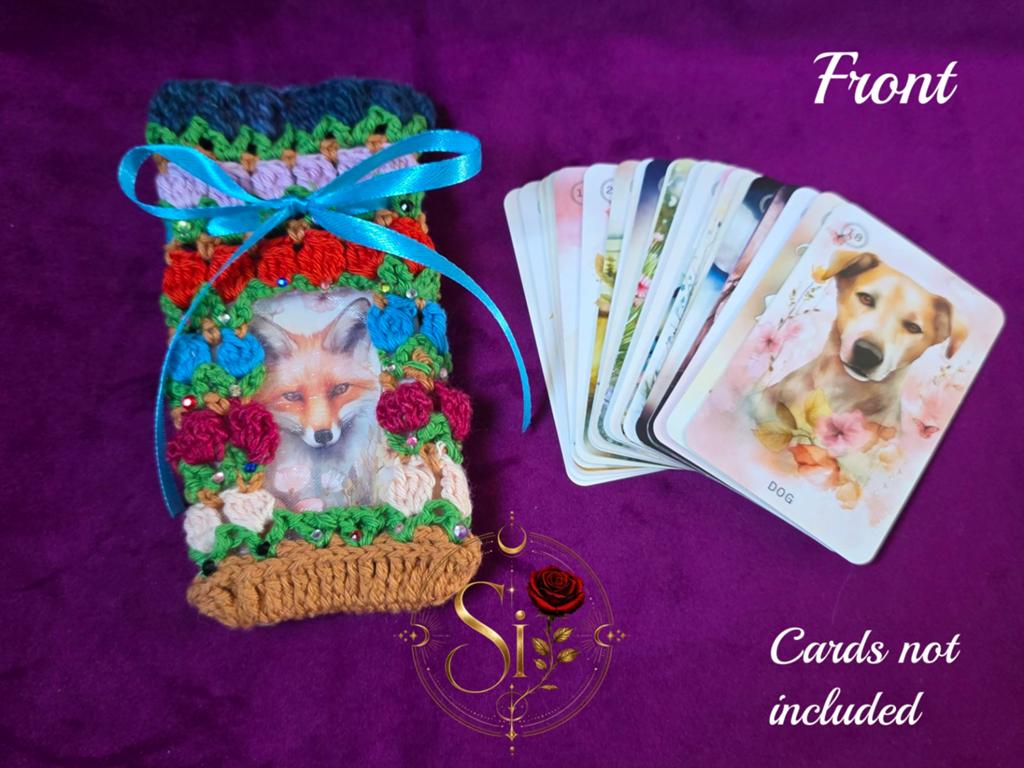 Handgemaakt gehaakt tasje voor Lenormand, Ophalen of Verzenden