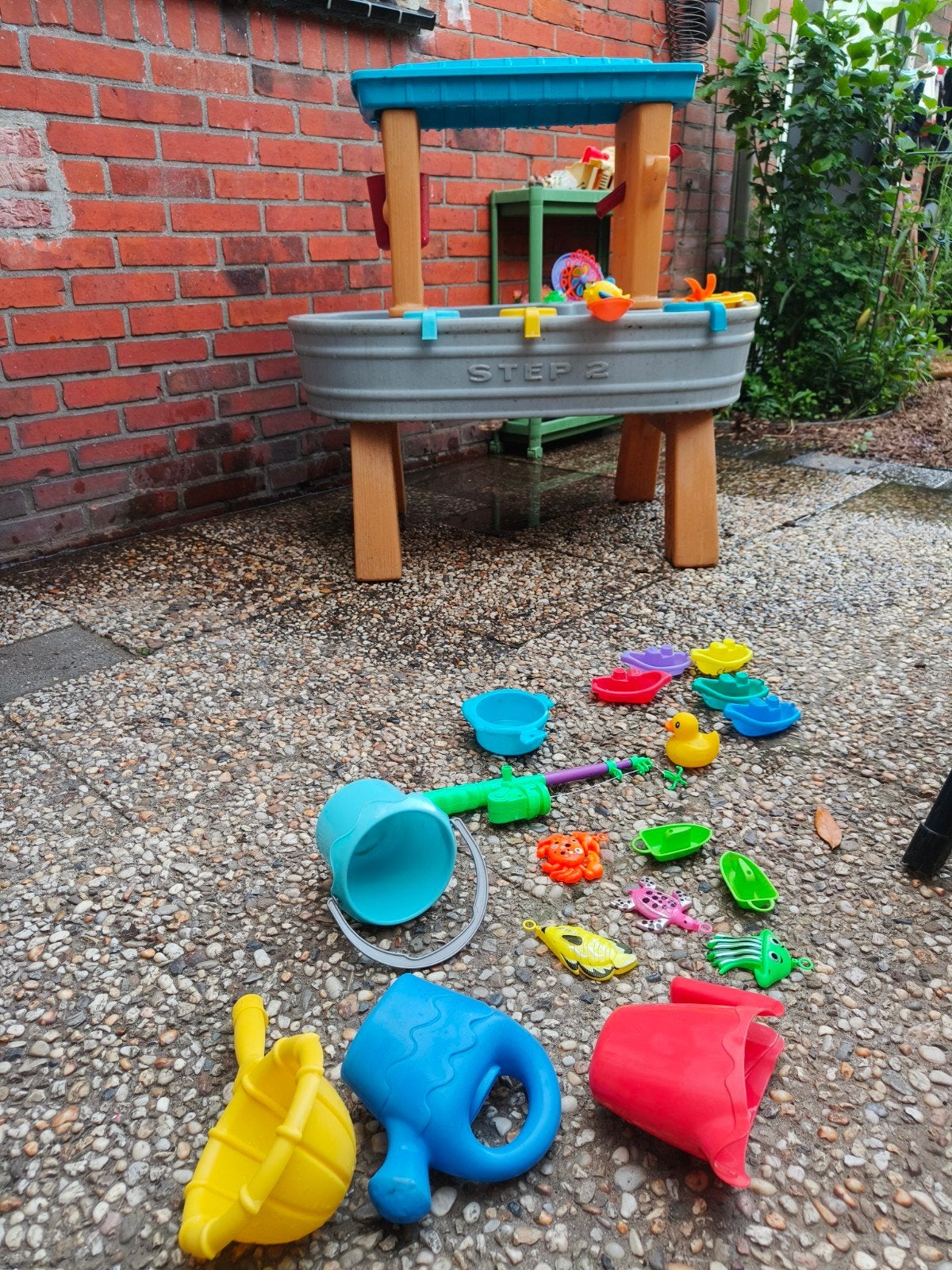 Step2 rain shower Speeltafel met Accessoires, Ophalen, Zo goed als nieuw, Overige typen