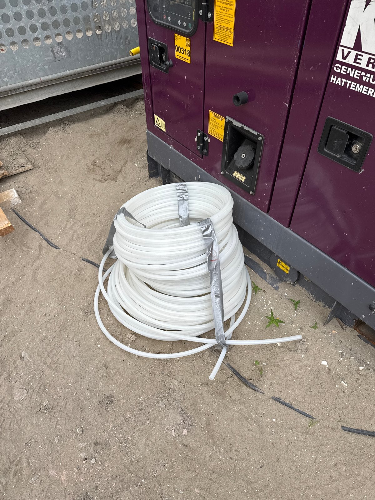 Witte PE-RT buis 16x2.0 mm voor vloerverwarming 106 meter, Ophalen, Pvc, Minder dan 20 mm, 6 meter of meer
