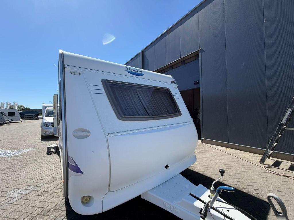 Hobby Excelsior 520 TMF, Caravans en Kamperen, Caravans, Hobby, Bedrijf, Schokbreker, Dwarsbed