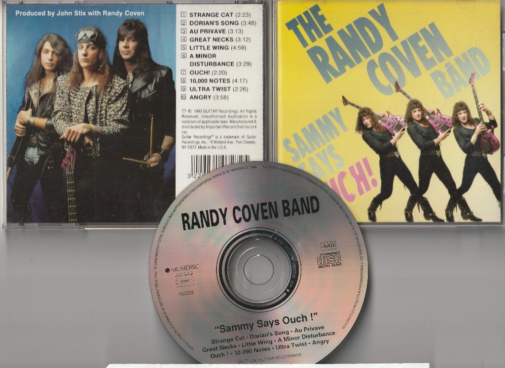 The Randy Coven Band - Sammy Says Ouch!, Cd's en Dvd's, Cd's | Rock, Ophalen of Verzenden, Gebruikt, Blues Rock