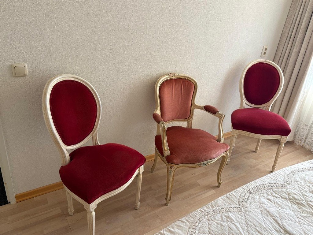 Barokstijl Italiaans Venetiaans stoelen 3 stuks, Antiek en Kunst, Ophalen