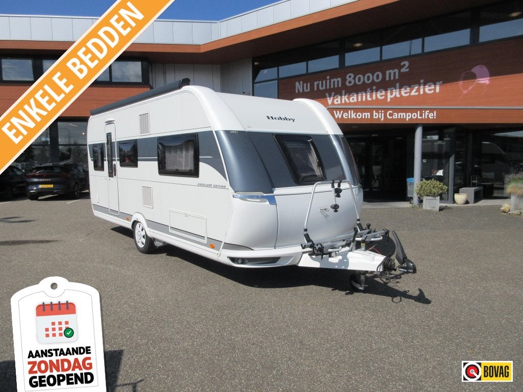 Hobby Excellent Edition 495 UL AIRCO MOVER LUIFEL, Rondzit, Hobby, Schokbreker, Overige typen