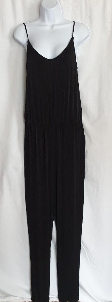 Gave zwarte jumpsuit met glitter mt L merk Only, Kleding | Dames, Jumpsuits, Zo goed als nieuw, Maat 42/44 (L), Zwart, Ophalen of Verzenden