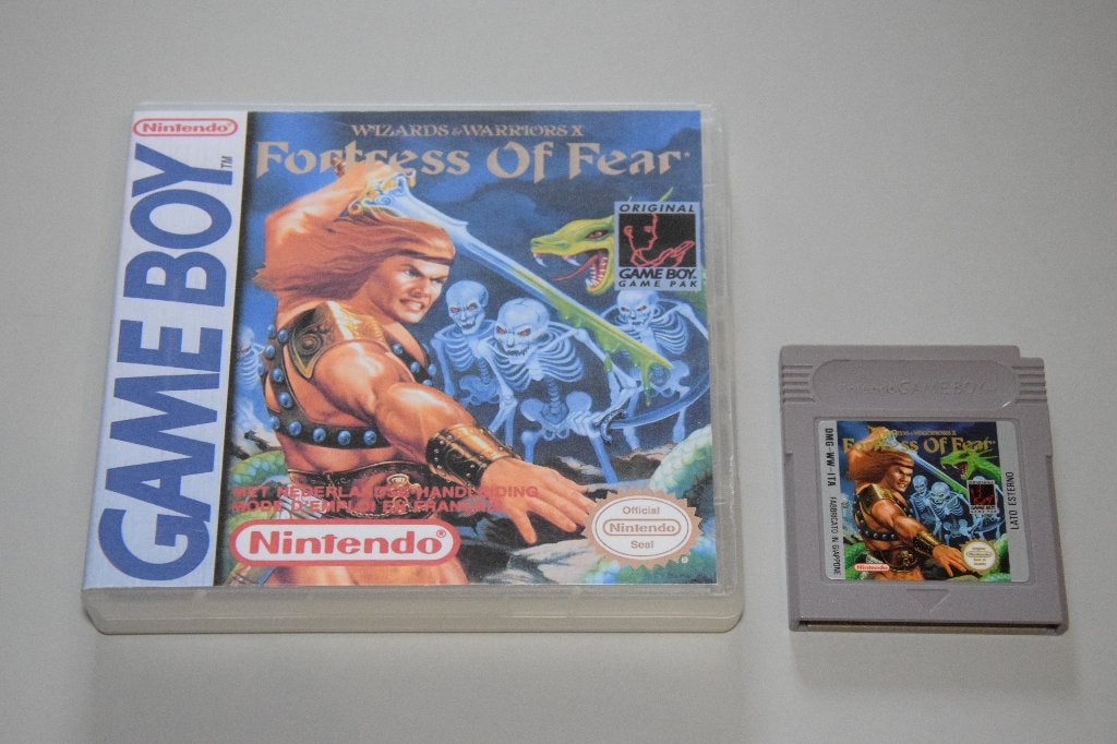 Nintendo Gameboy : Wizard of Warriors X - Fortress of Fear, 1 speler, Ophalen of Verzenden, Zo goed als nieuw, Vanaf 3 jaar