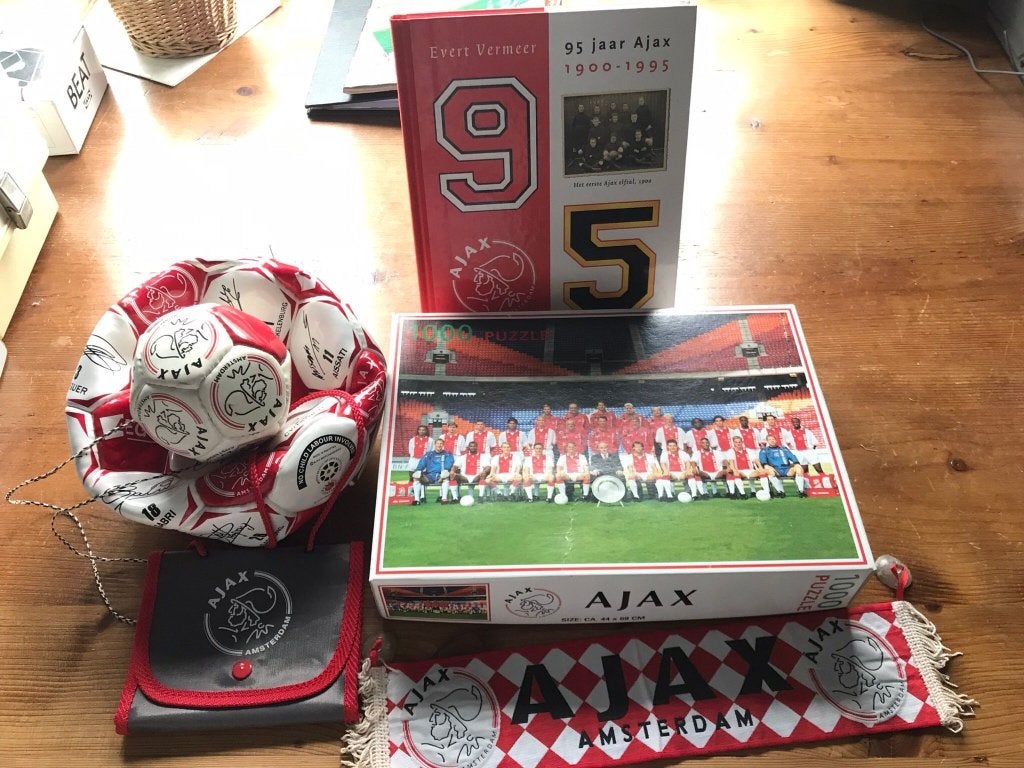 Ajax merchandise, Ophalen of Verzenden, Gebruikt, Ajax, Overige typen