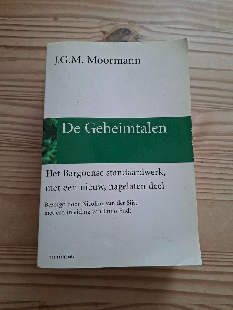 De Geheimtalen - J.G.M. Moormann (Bargoens standaardwerk), Gelezen, Non-fictie, Nederlands, Ophalen of Verzenden