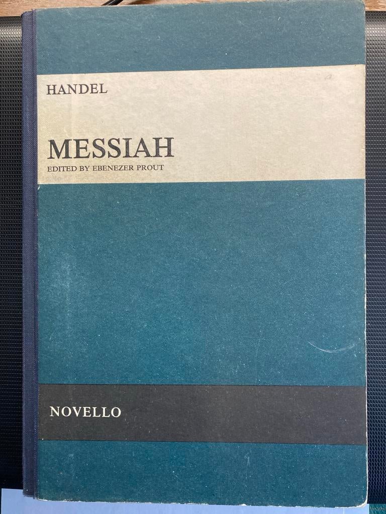 Messiah Handel bladmuziek - Oratorium voor koor en orkest, Gebruikt, Klassiek, Ophalen of Verzenden, Koor