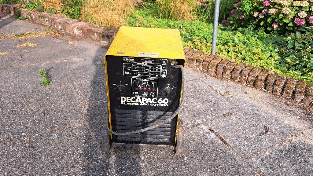 Plasmasnijder Decapac 60 – snijdt staal, rvs en aluminium, Ophalen, Gebruikt, Minder dan 150 ampère, Co2