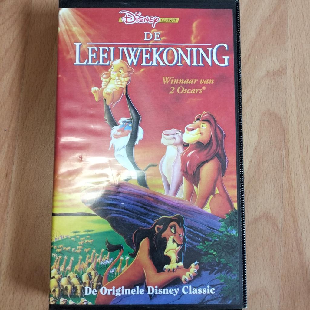 Disney de leeuwen koning  nederlands gesproken, Cd's en Dvd's, VHS | Film, Alle leeftijden, Ophalen of Verzenden, Zo goed als nieuw