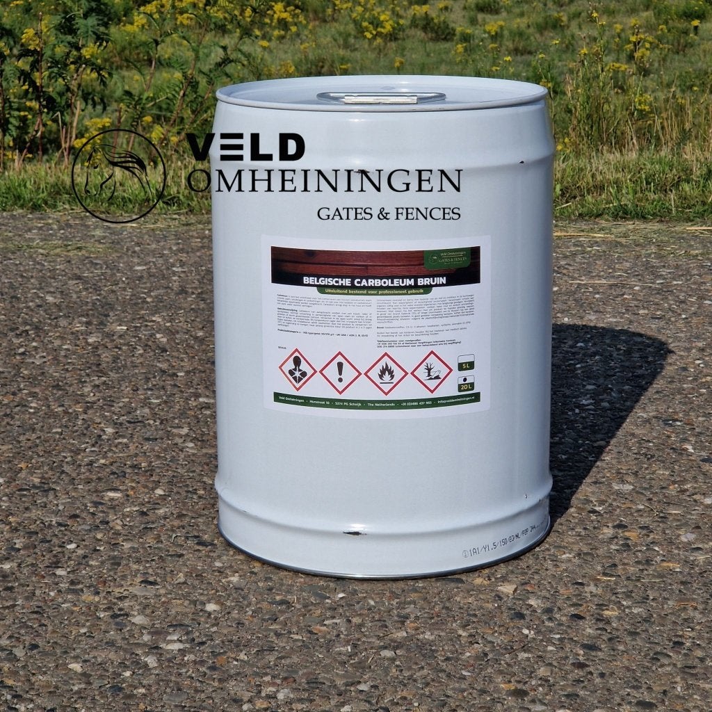 Carboleum, Onderhoudsolie, Onderhoud je omheining, Hekwerk, Weidegang, Sales@veldomheiningen.nl, Schaijk, 4 paarden of pony's of meer
