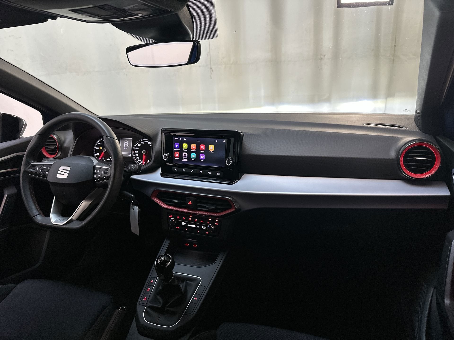 Seat Ibiza 1.0 EcoTSI FR LED App-Connect Climate Control Par, Dealer onderhouden, Stof, Met garantie (alle), Blauw