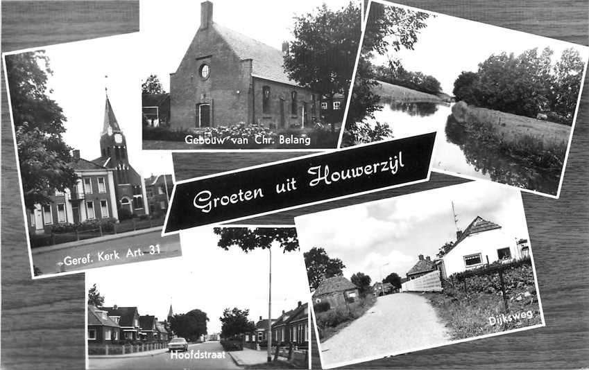 300-008-001 Houwerzijl, Verzenden, Voor 1920, Groningen