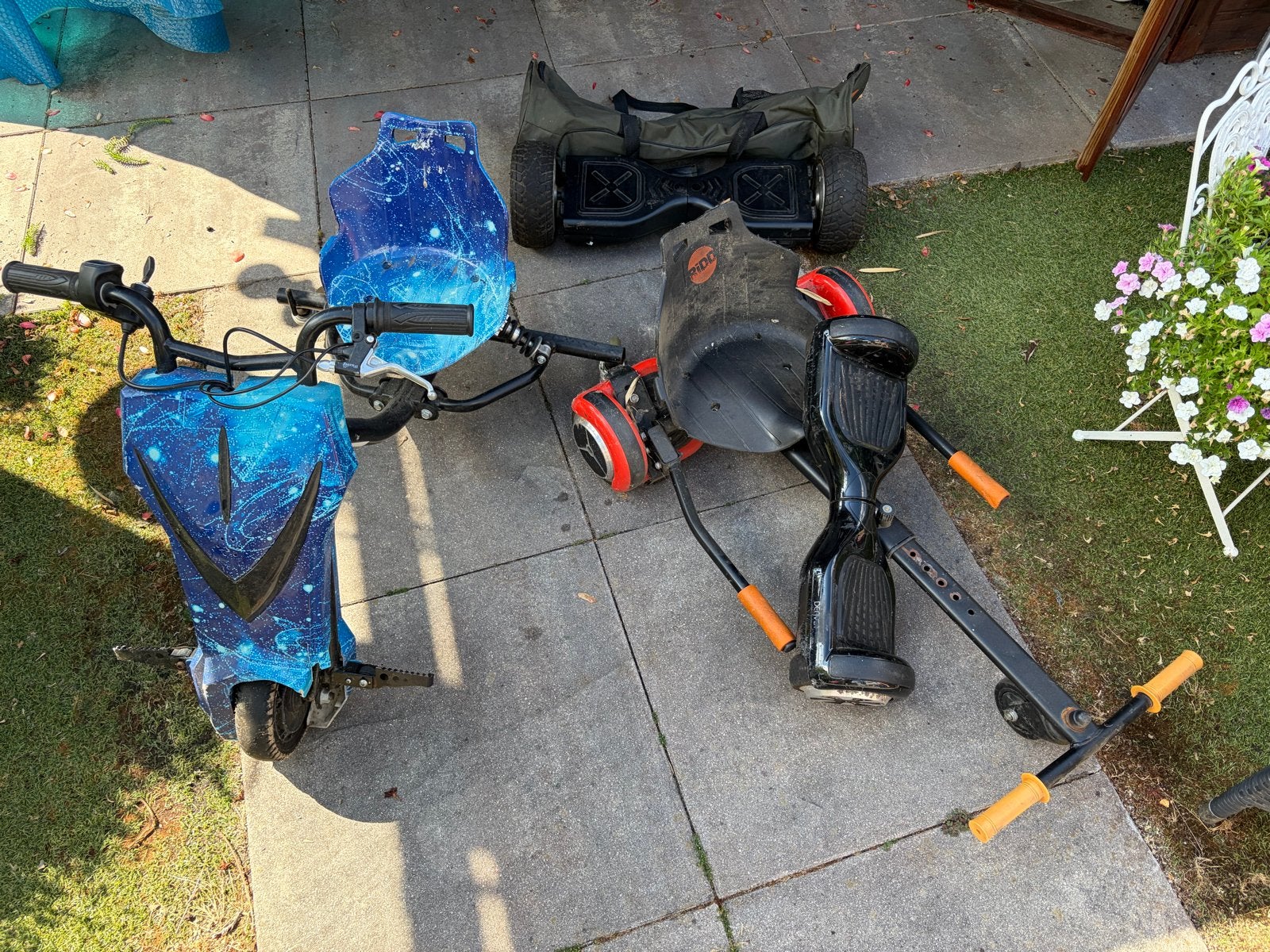 2 Hoverboards, kar hoberboard, losse Driftbike, Ophalen, Gebruikt