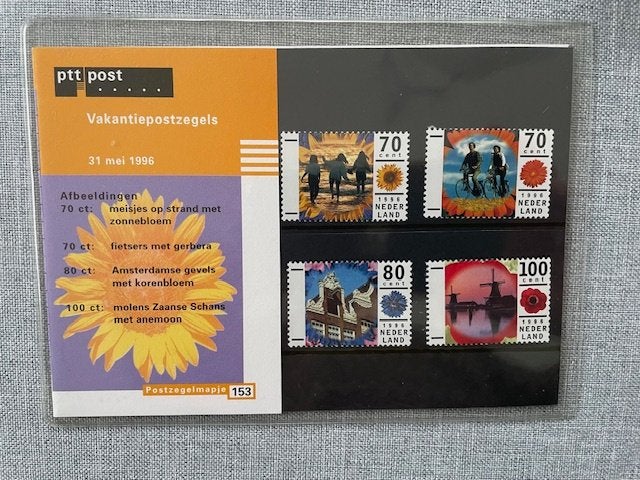 Postzegelmapje PZM153 Vakantie 1996 Postfris, Postzegels en Munten, Ophalen of Verzenden, Postfris, Overige thema's