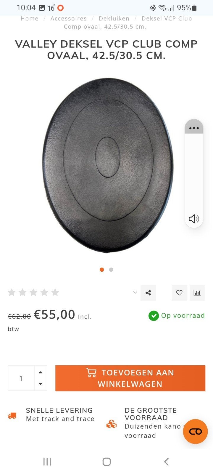 Zeekayak dekluik zgan., Ophalen of Verzenden, Zo goed als nieuw, Eén persoon, Zeekano