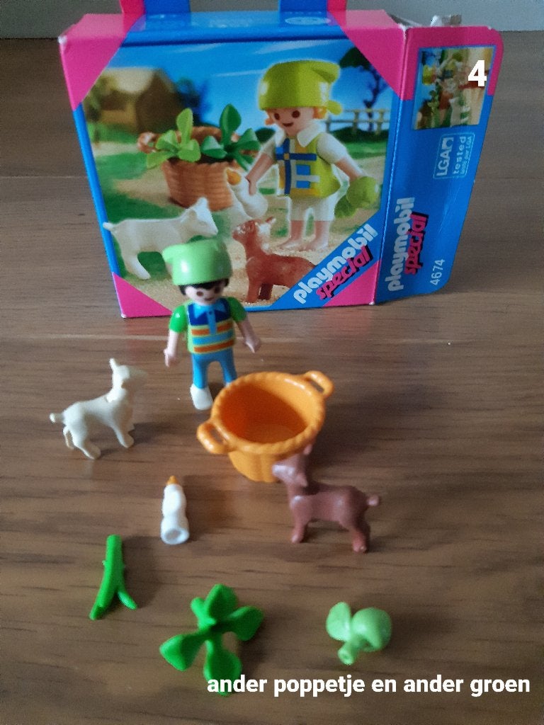 Playmobil special 4674 Meisje met geitjes, Complete set, Ophalen of Verzenden, Zo goed als nieuw, Figuren