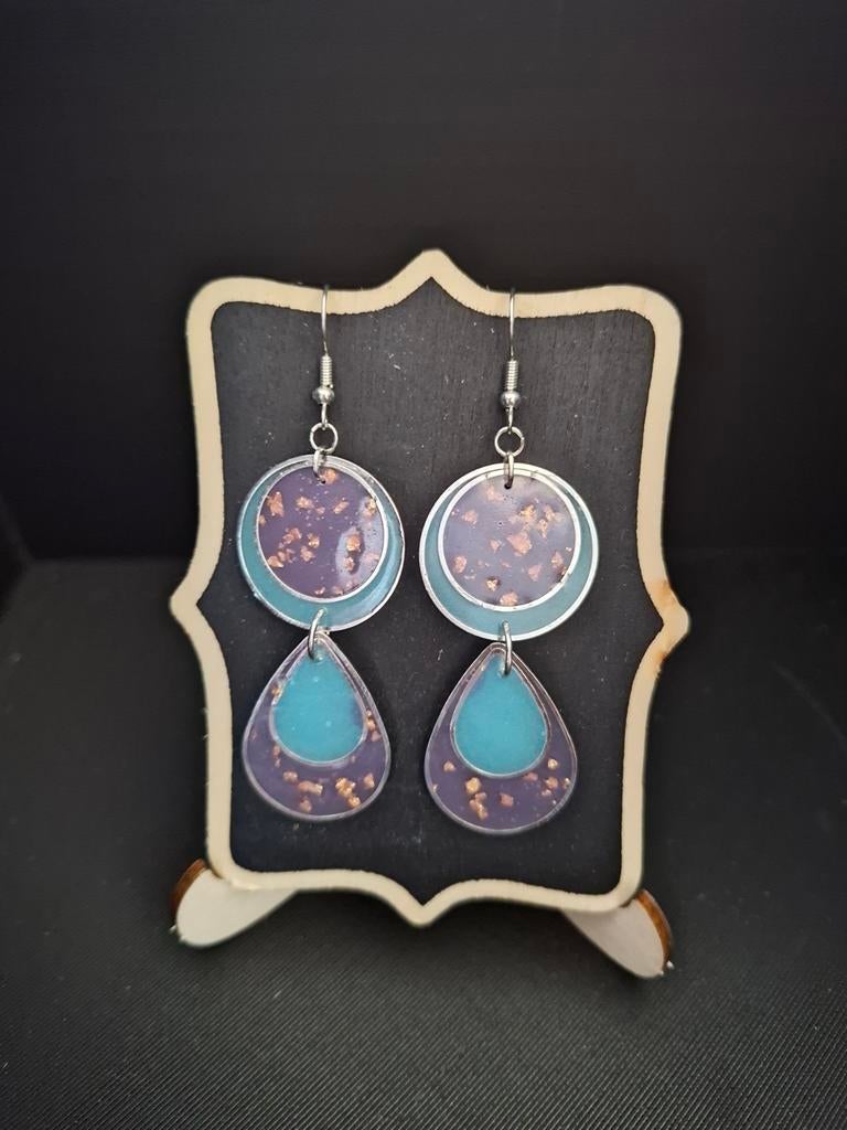 Oorbellen, Overige materialen, Hangers, Overige kleuren, Nieuw