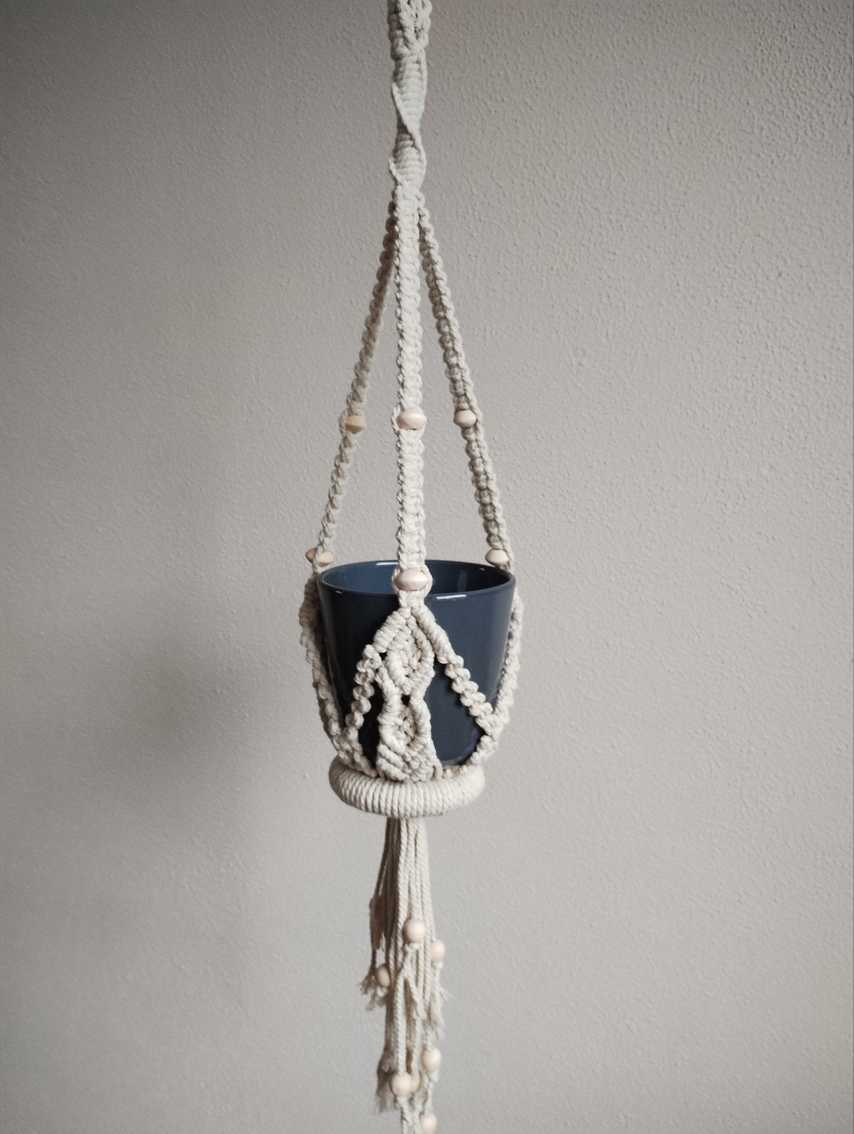 Handgemaakte macramé plantenhanger. Sisters Forever., Ophalen of Verzenden, Nieuw