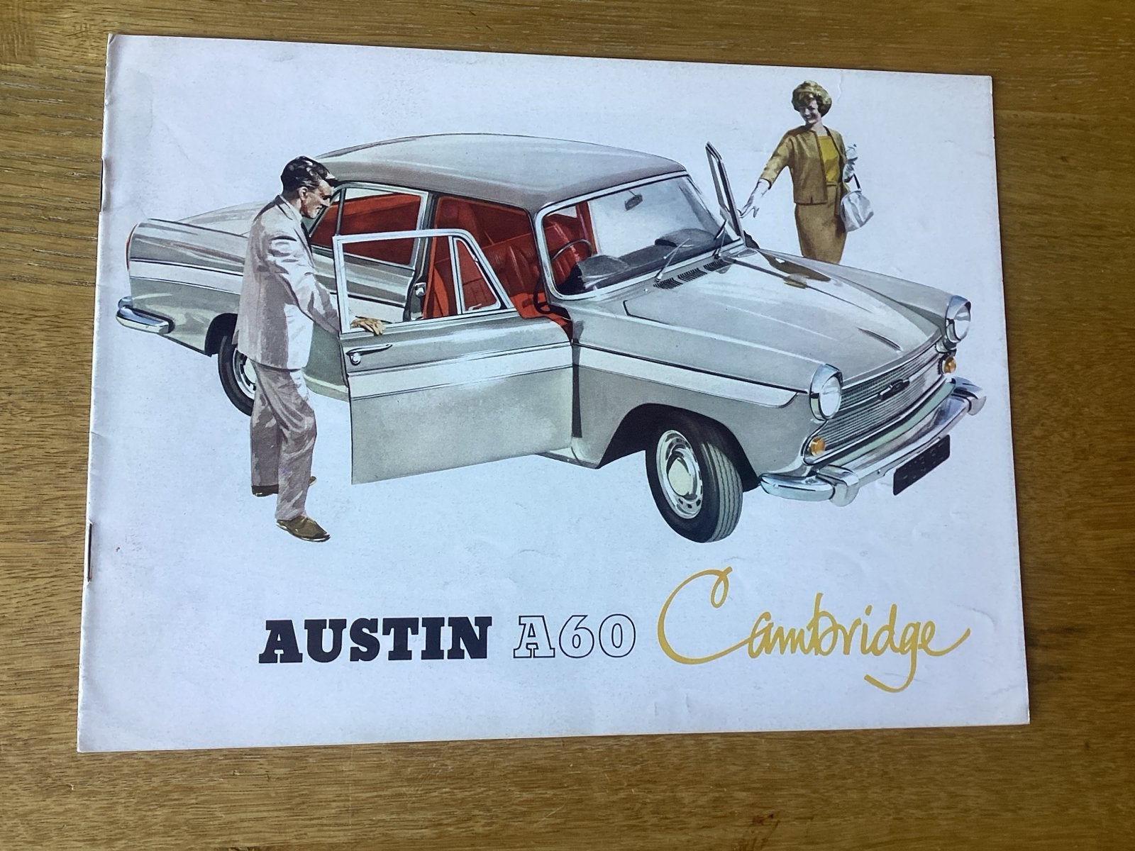 Austin A60 Cambridge Brochure - Origineel uit 1960s, Ophalen of Verzenden, Gelezen, Overige merken
