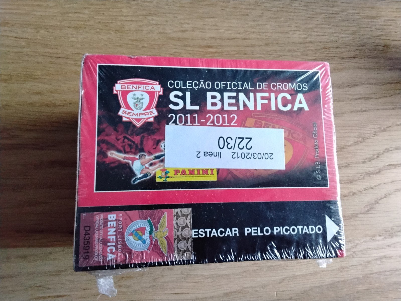 Panini SL Benfica 2011-2012 Sticker Box (50 zakjes), Ophalen of Verzenden, Nieuw, Buitenlandse clubs, Poster, Plaatje of Sticker