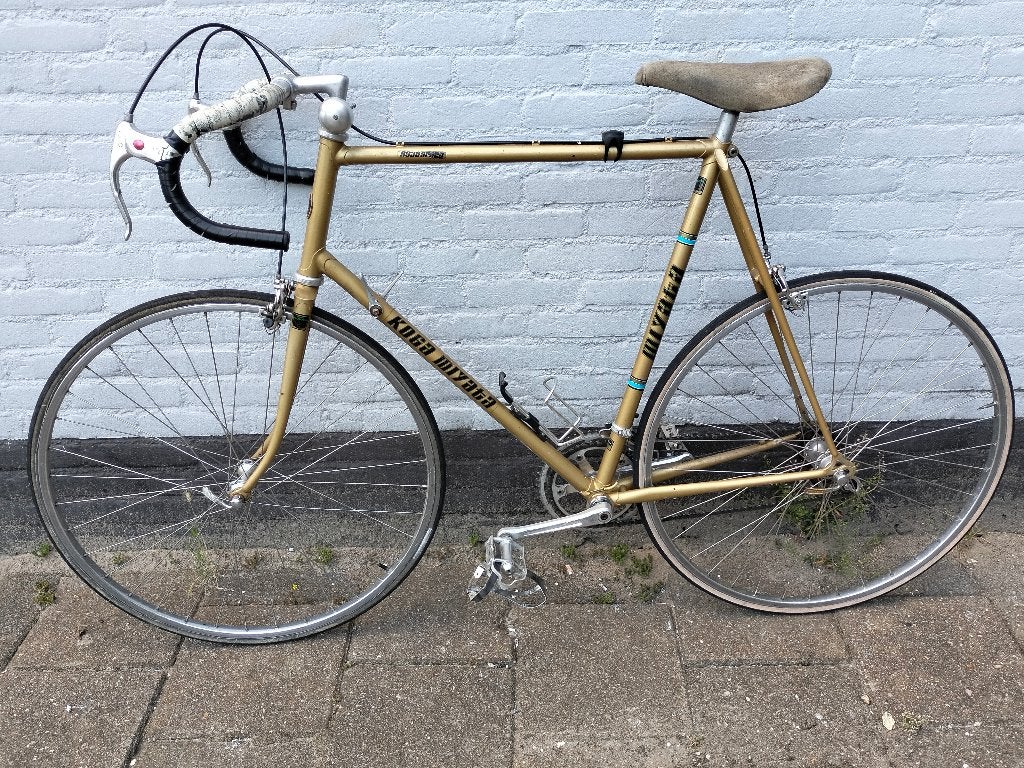 Koga Miyata racefiets - Klassieke gouden racefiets, Fietsen en Brommers, Fietsen | Racefietsen, Ophalen, 28 inch, Gebruikt, Koga Miyata