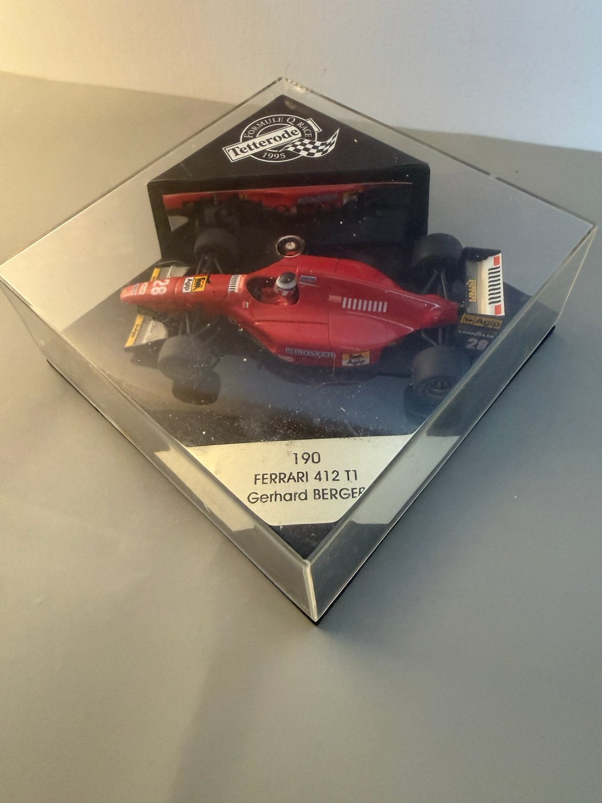 Onyx Ferrari 412 T1 Gerhard Berger 1994 1:43 Formule Q, Ophalen of Verzenden, Zo goed als nieuw, Auto