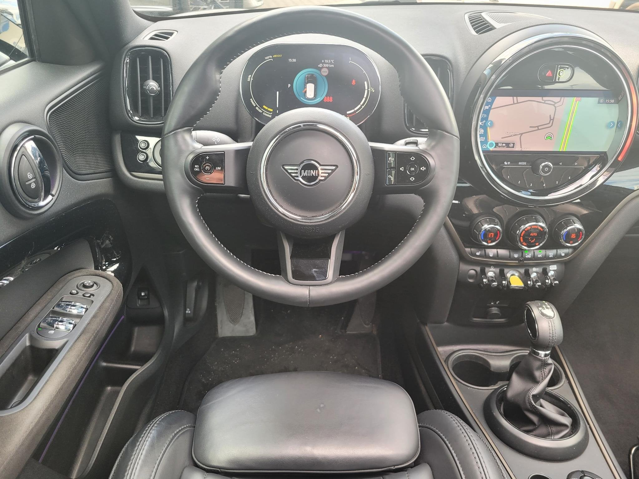 MINI Countryman 1.5 Cooper S E ALL4 | Leder | Pano | Dealer, Auto's, Mini, Stoelverwarming, Gebruikt, Countryman, Met garantie (alle)