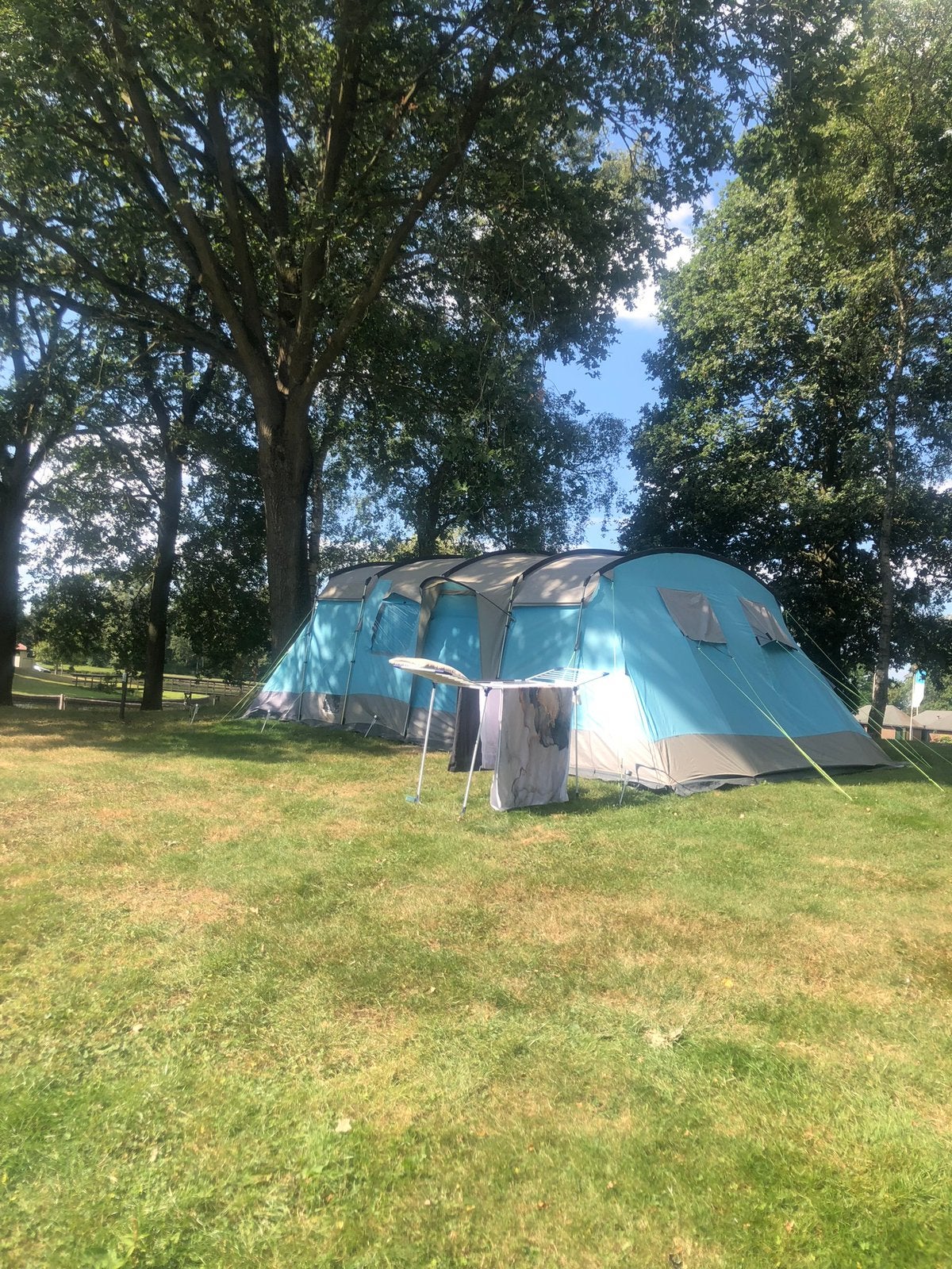 Skandika tent 12 persoons, Caravans en Kamperen, Ophalen of Verzenden, Zo goed als nieuw