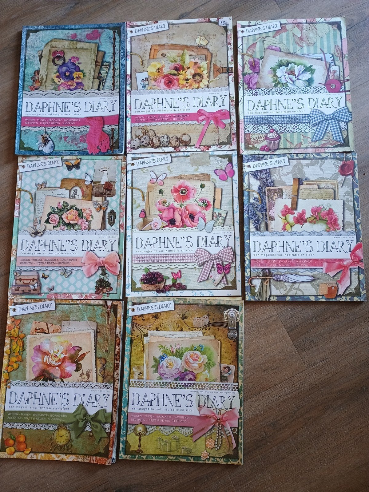 Daphne's Diary complete jaargang 2013, Hobby en Vrije tijd, Scrapbooking, Ophalen of Verzenden