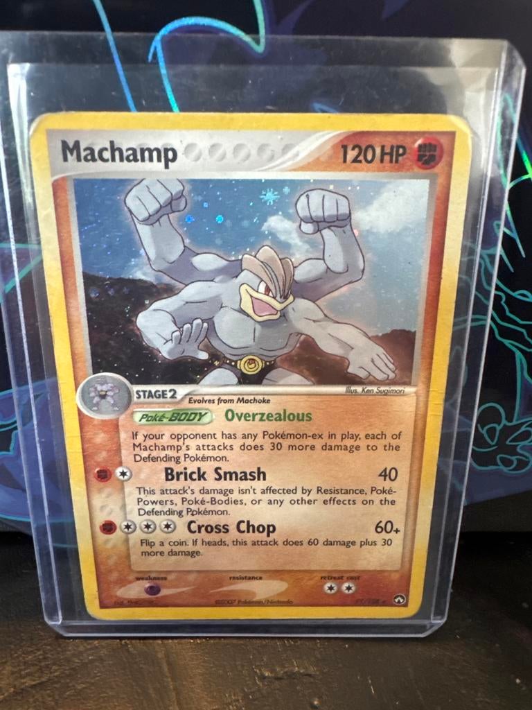 Machamp Pokémon Kaart 120 HP, Ophalen, Gebruikt, Losse kaart
