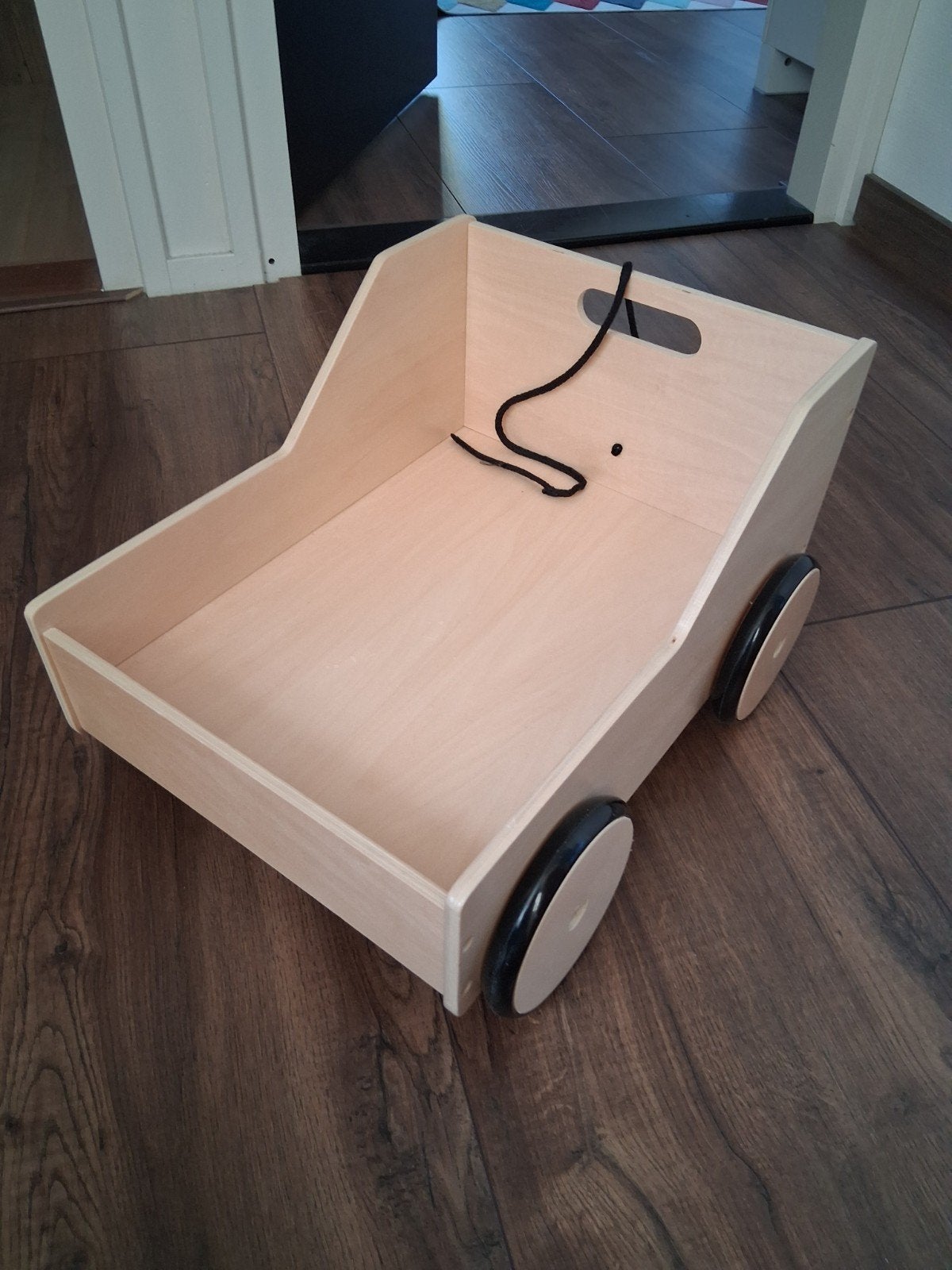 Hema Klapkarretje - Houten Duw- of Trekspeelgoed, Ophalen of Verzenden, Gebruikt, Duw- of Trekspeelgoed