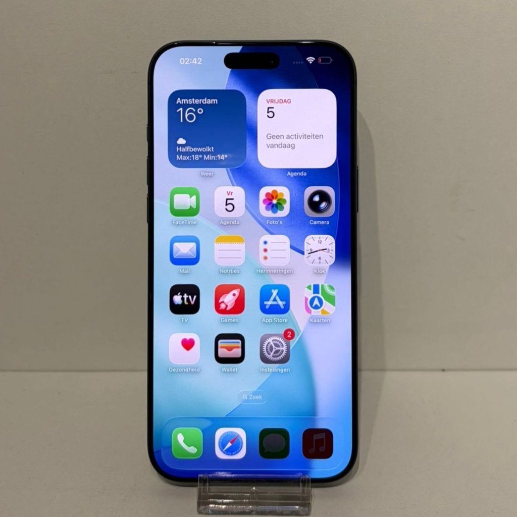 iPhone 17 Pro Max 256GB Accu: 100% Deep Blue ZGAN, Telecommunicatie, Mobiele telefoons | Apple iPhone, Zo goed als nieuw, 256 GB
