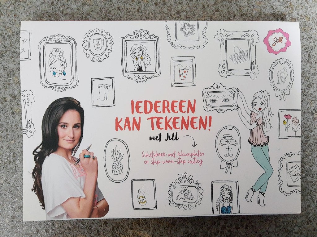 Iedereen kan tekenen met Jill, Ophalen of Verzenden, Nieuw, Papier, Schets- of Tekenboek