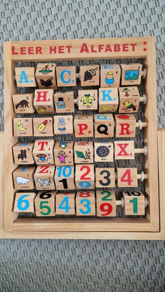 Alphabet telraam, Hobby en Vrije tijd, Ophalen of Verzenden, Zo goed als nieuw, Clearstamp