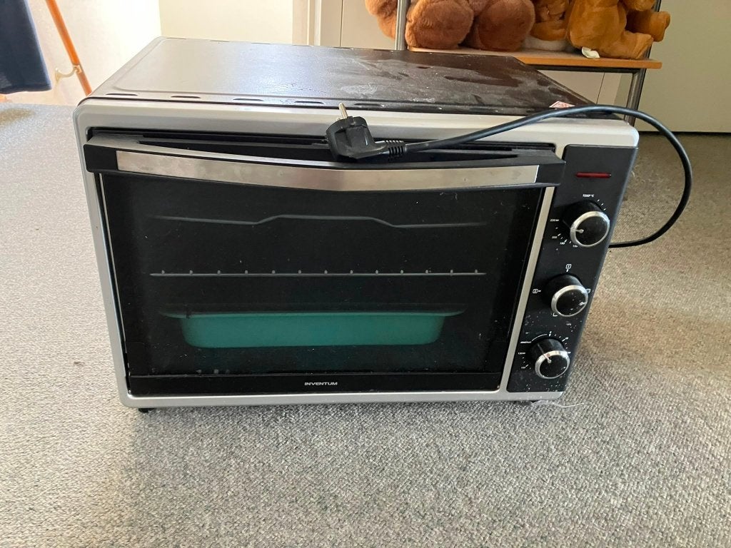 Inventum OV425CS ruime mini-oven, inhoud 42 L, 1800 Watt, Witgoed en Apparatuur, Ovens, Zo goed als nieuw, Vrijstaand, Inventum