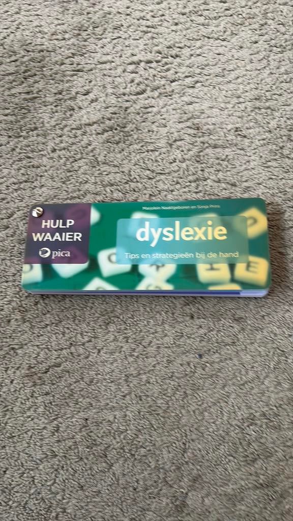 Hulpwaaier dyslexie, Diversen, Ophalen of Verzenden, Gebruikt