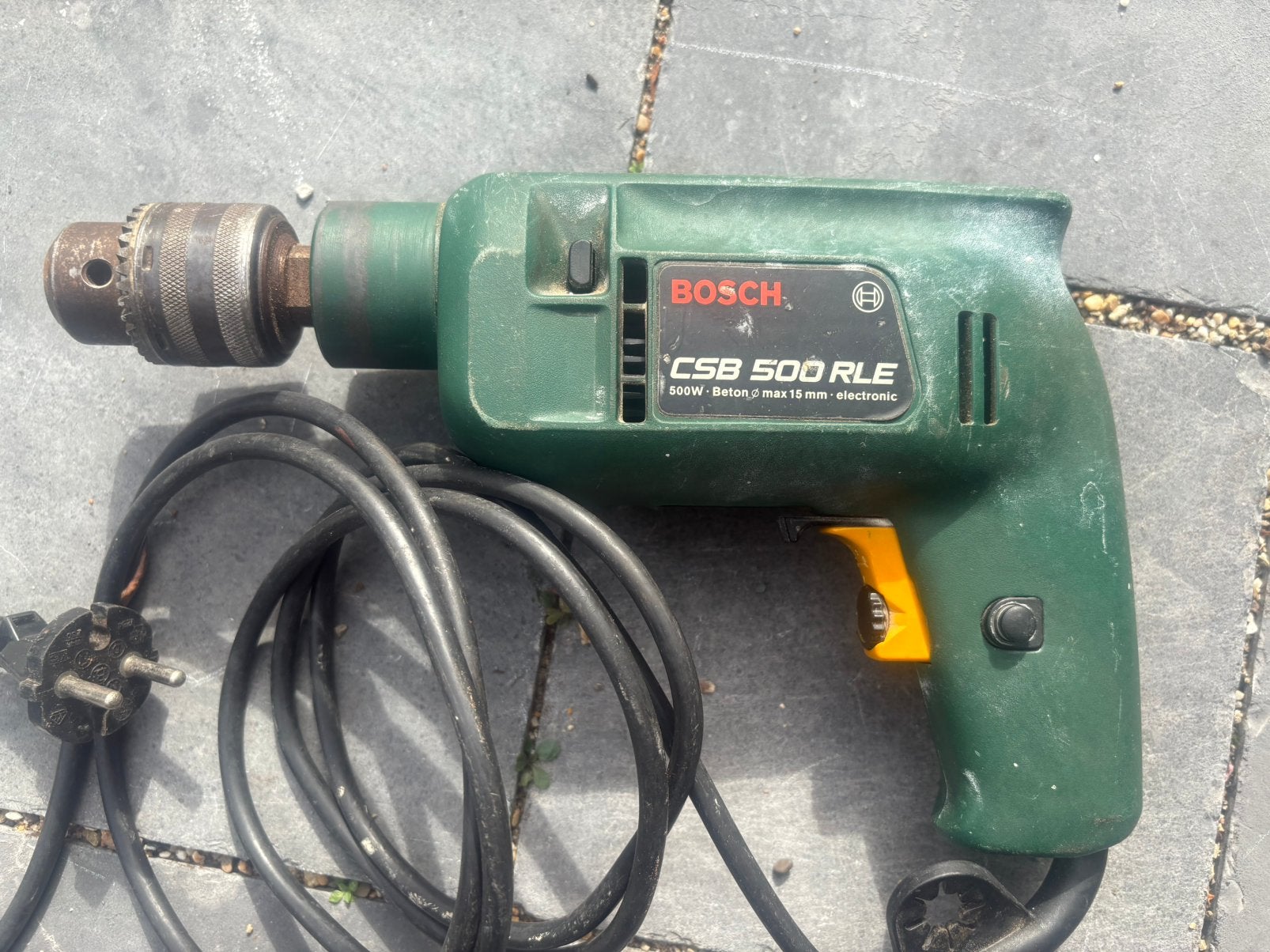 Bosch CSB 500 RLE boormachine, Doe-het-zelf en Verbouw, Ophalen of Verzenden, Gebruikt, Boor- en Schroefmachine, Variabele snelheid