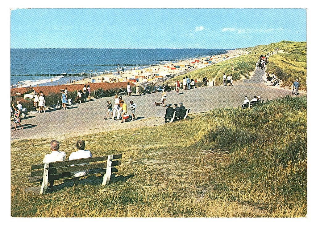 37543 Domburg Zeeland Nette oude kaart Onbeschreven, Ophalen of Verzenden, 1960 tot 1980, Ongelopen, Zeeland