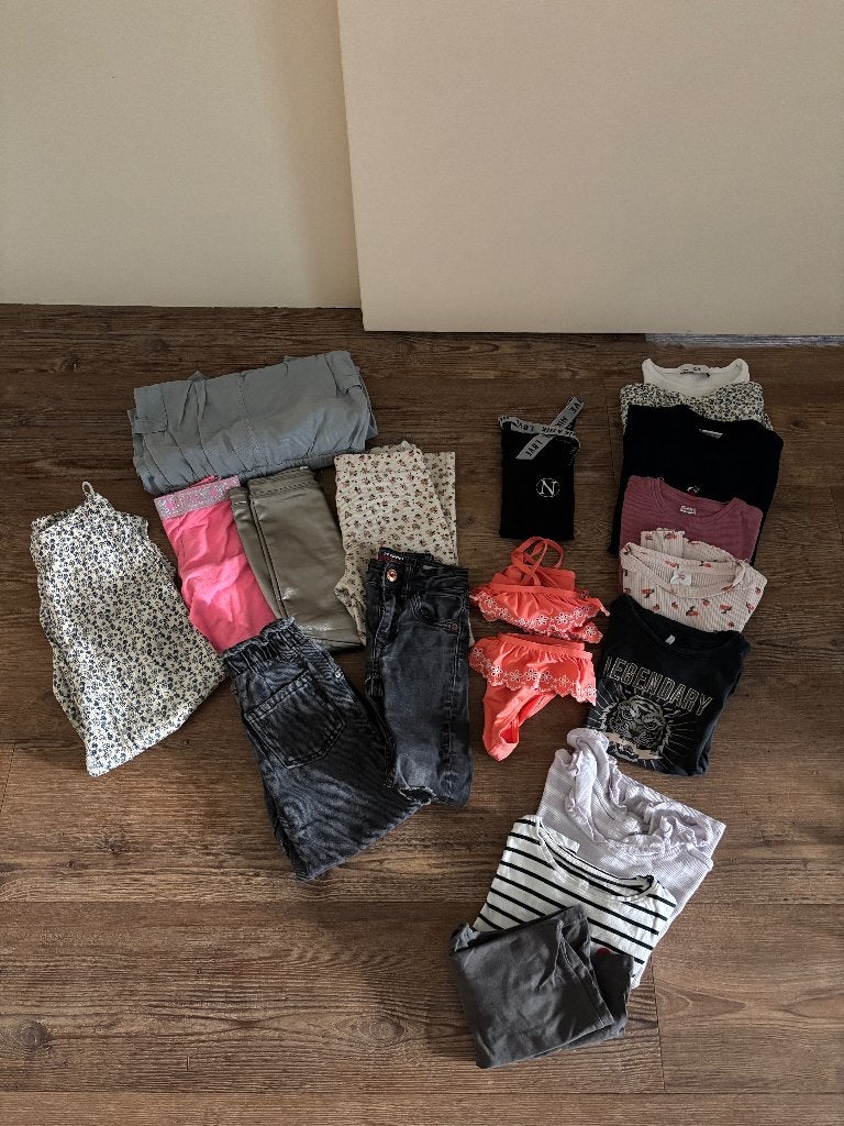 Kledingpakket meisjes 98/104/110, Ophalen of Verzenden, Zo goed als nieuw, Maat 98