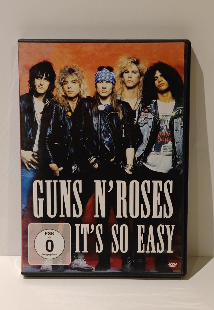 Guns N’ Roses – It’s So Easy Live‑dvd met 15 Tracks (73 min), Alle leeftijden, Ophalen of Verzenden, Zo goed als nieuw, Concert