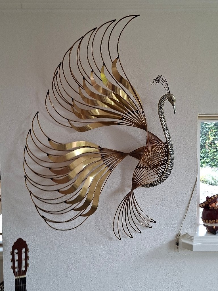 Pauw naar Curtis Jere, Ophalen, Goud, Metaal, 110 cm