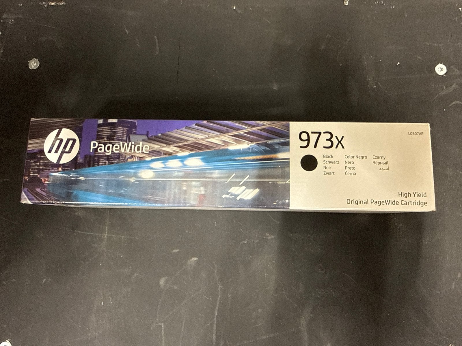 HP 973X Pagewide Zwarte High Yield Cartridge L0S07AE, Ophalen of Verzenden, Nieuw, Cartridge