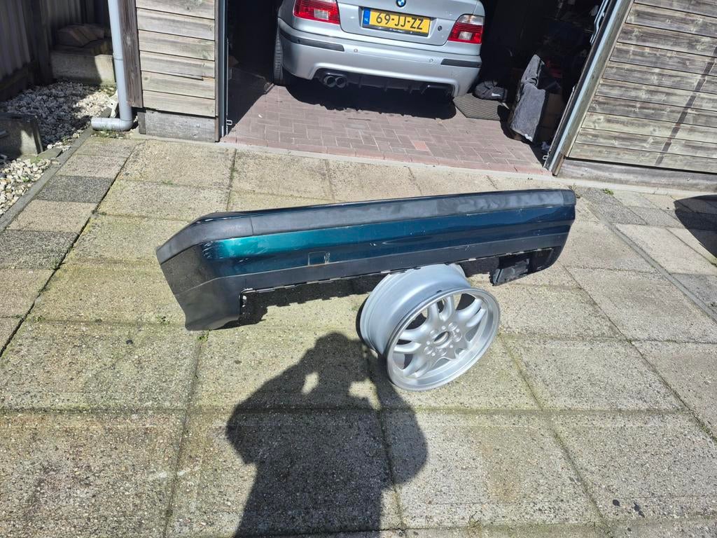 Achterbumper e36 coupe cabrio boston groen, Auto-onderdelen, Ophalen, Gebruikt, Bumper, Achter