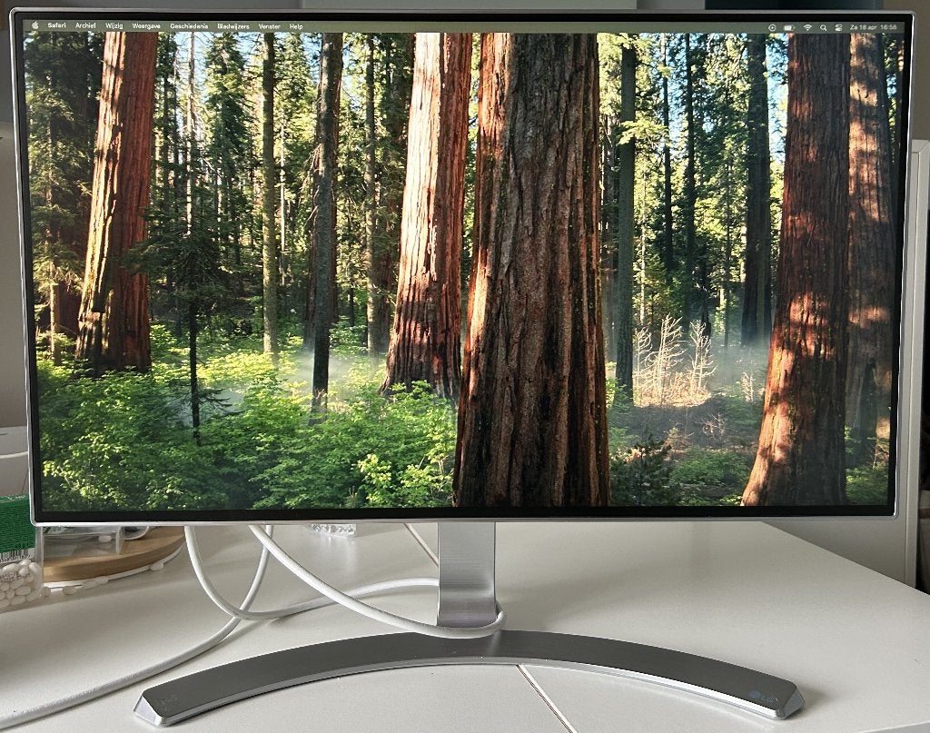 LG 24MP88HV-S IPS Monitor 24” Full HD - extern beeldscherm, Ophalen, HDMI, Full HD, Zo goed als nieuw