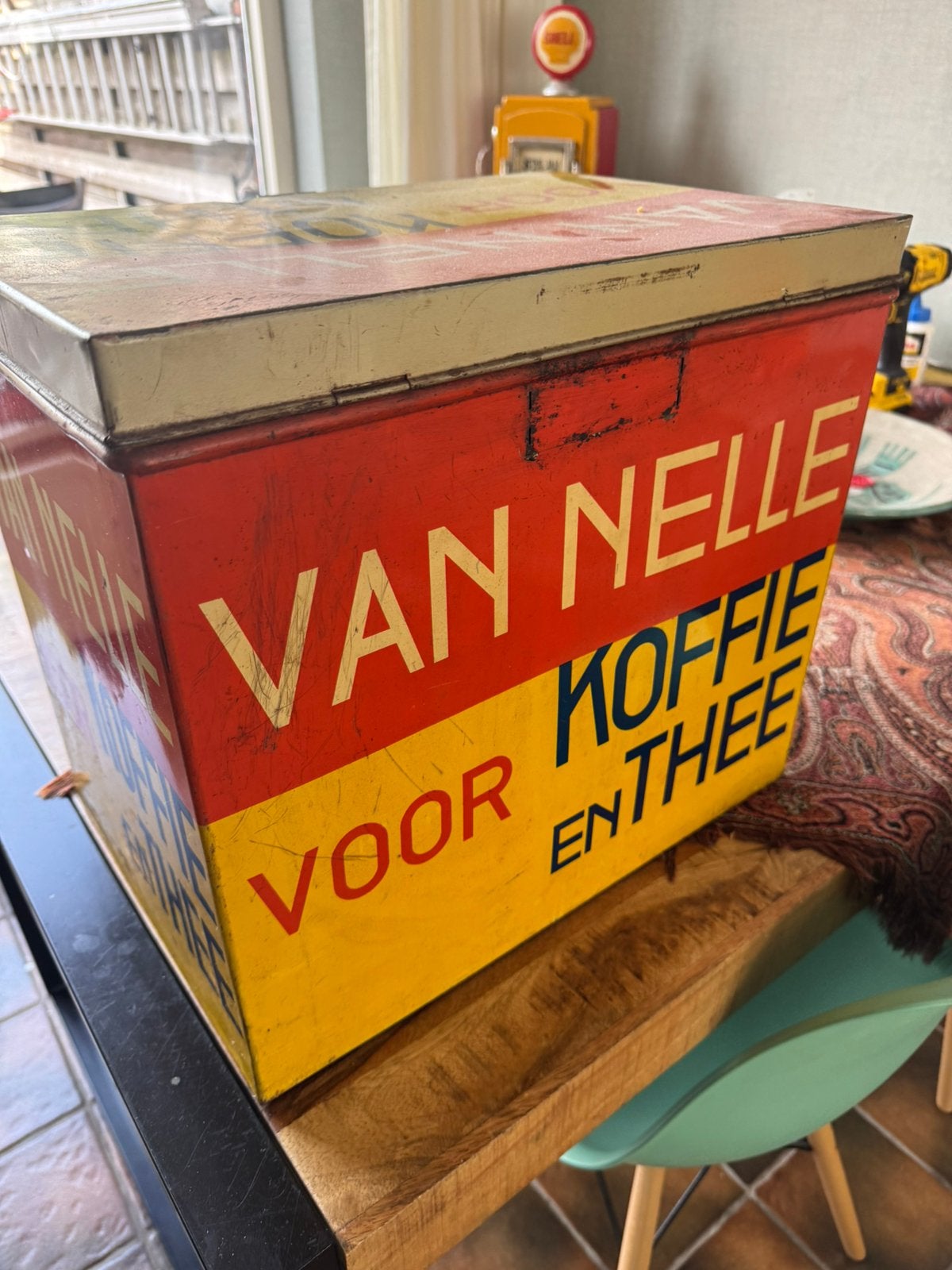 Oude Van nelle Blik, Verzamelen, Ophalen, Zo goed als nieuw, Koffie, Van Nelle