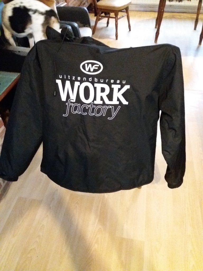 werkjas merk work factory fa payer/kledinghoes ikea pe+eva, Ophalen of Verzenden, Nieuw, Heren, Jas