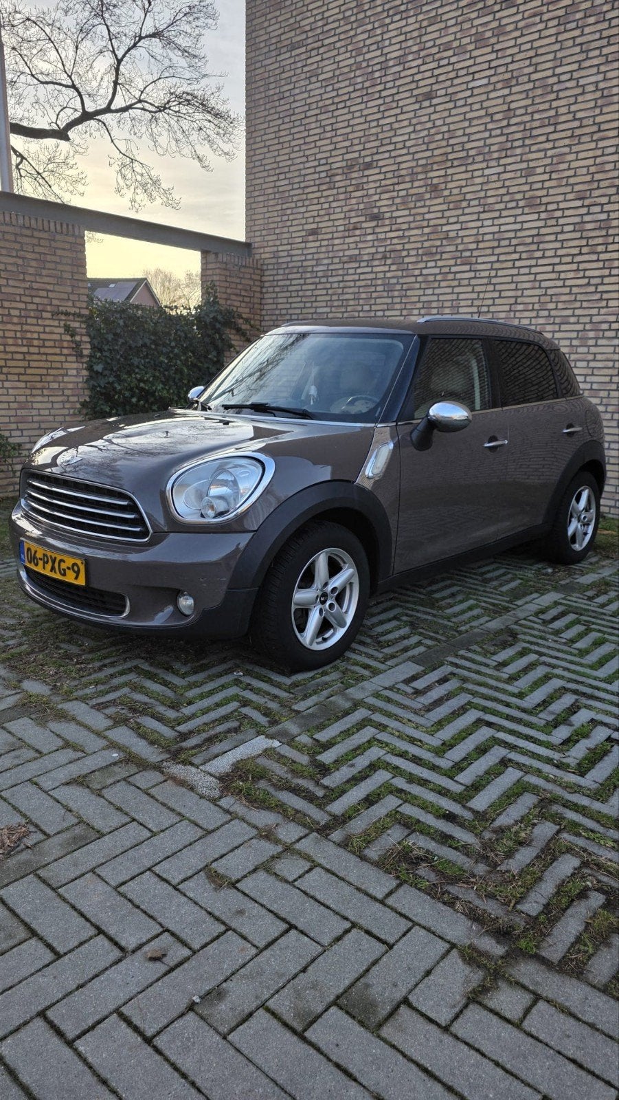 Mini Countryman 1.6 ONE 2011 Bruin | Creme lederen interieur, Auto's, Voorwielaandrijving, Euro 5, Beige, Bruin