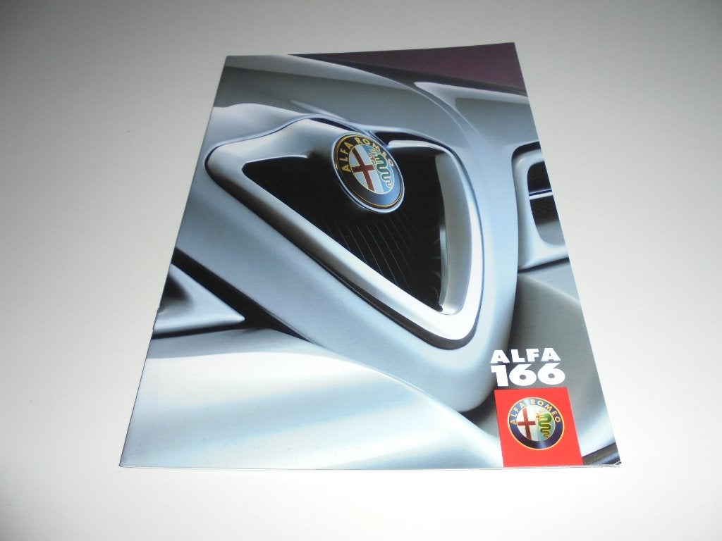 brochure Alfa 166 modellen 2001, Ophalen of Verzenden, Nieuw, Alfa Romeo